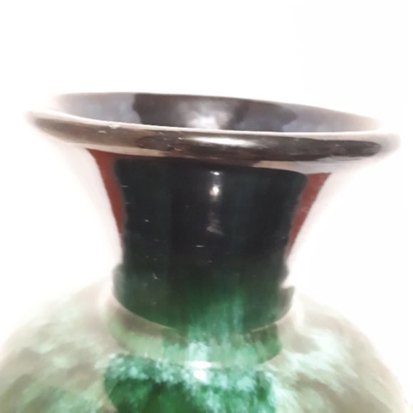 Blue Mountain Pottery Vase Vintage Small Blue Green Vase - Picture 5 of 5